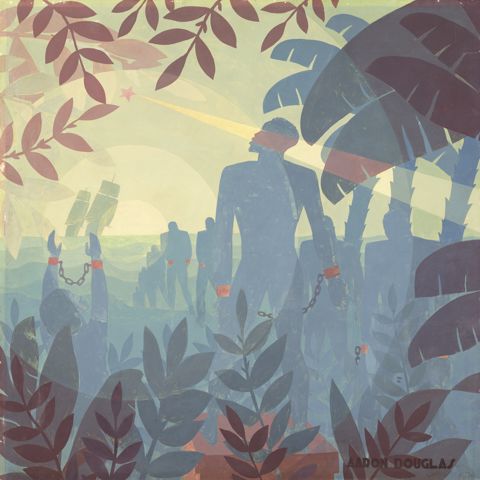 Aaron Douglas, Into Bondage, 1936, oil on canvas