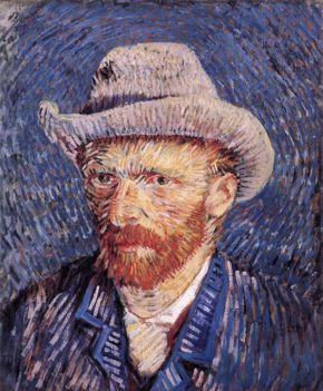 Vincent van Gogh, Self-Portrait with Grey Felt Hat, 1887, oil on canvas, Van Gogh Museum, Amsterdam.