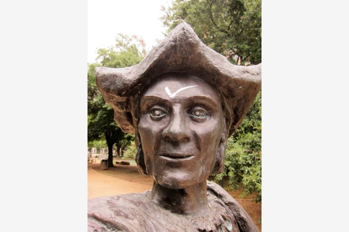 Bell Park Statue After_head only