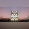 Digital Rendering Of Notre Dame Cathedral