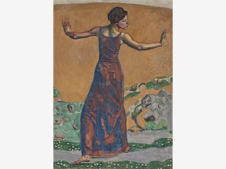 Ferdinand Hodler, Joyful Woman (Femme Joyeuse), c. 1911, oil on canvas