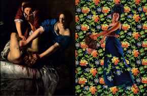 Artemisia Gentileschi & Kehinde Wiley, Judith and Holofernes