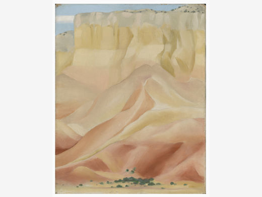 Georgia O’Keeffe, My Backyard, 1945, oil on canvas, Charles Butt Collection. © 2026 Georgia O'Keeffe Museum / Artists Rights Society (ARS), New York