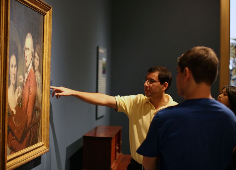 guide/tour in beck american galleries