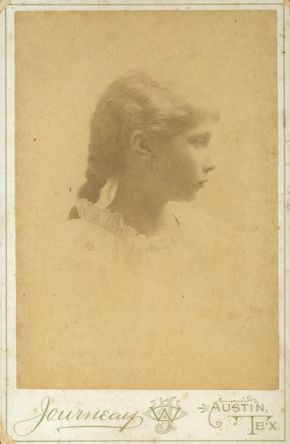 Ima Hogg, age 12, photograph by William O. Journeay, c. 1894