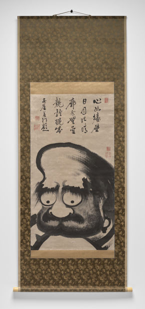 Ito Jakuchu, Giant Daruma, late 18th century, hanging scroll; ink on paper