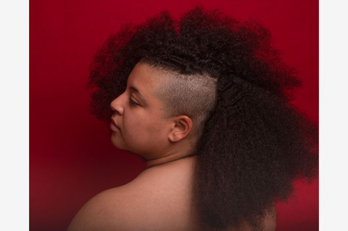 Jamie Robertson "Self-Portrait with Undercut and Hair Fro’d Out I"