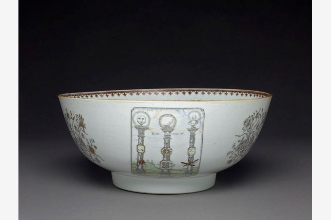 Masonic Punch Bowl
