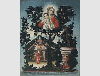 Unidentified Peruvian Artist, Mater Castissima, 1776, oil on canvas