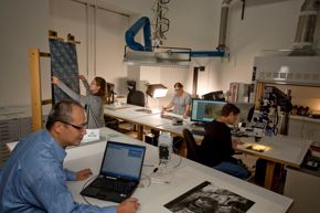 MFAH Photo conservation lab