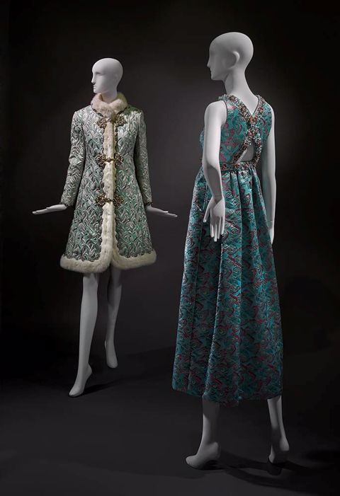 Oscar de la Renta - Coat & Dress Ensemble + Evening Ensemble