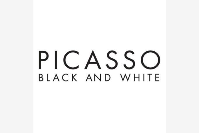 Picasso title treatment (square white)
