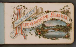 Powell Library / Scenery Autograph Album