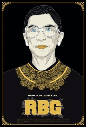 film poster for "RBG"