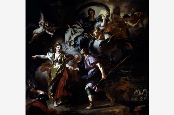 Francesco Solimena, The Royal Hunt of Dido and Aeneas, c. 1712–14, oil on canvas